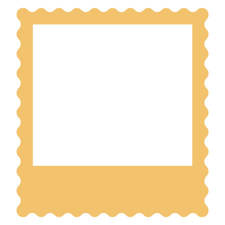 Vintage photo frame border deco vector art simple line corner.のイラスト素材