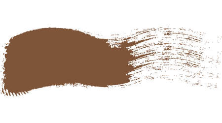 Brown grunge brush stroke. Grunge background. Vector illustration.のイラスト素材