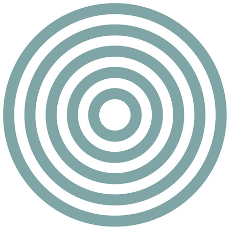 Circular concentric, radial element. Radial, radiating concentric circlesのイラスト素材
