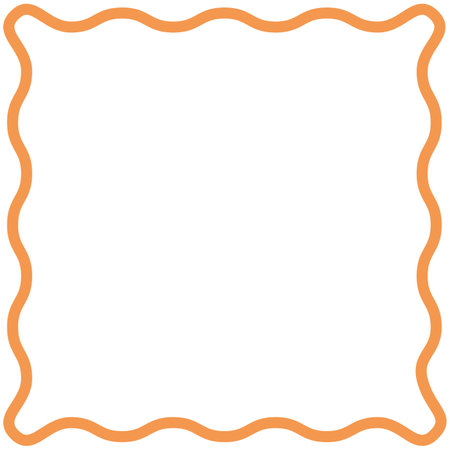 Border frame line deco vector label simple line corner signboard.のイラスト素材