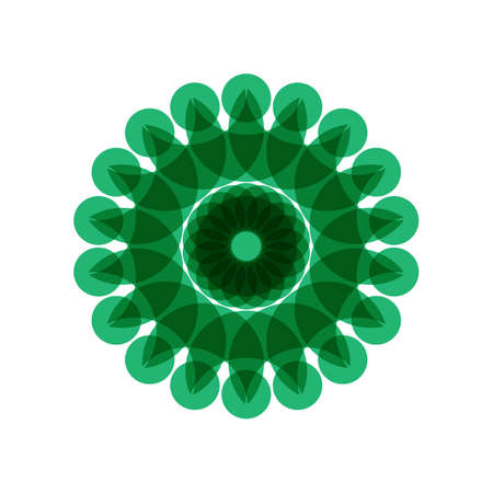 unique geometric mandalas,simple,moder,easy to change color and easy to editのイラスト素材