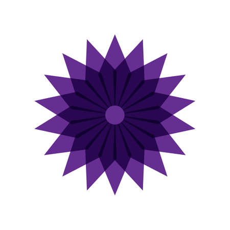 unique geometric mandalas,simple,moder,easy to change color and easy to editのイラスト素材