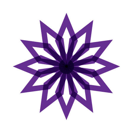 unique geometric mandalas,simple,moder,easy to change color and easy to editのイラスト素材