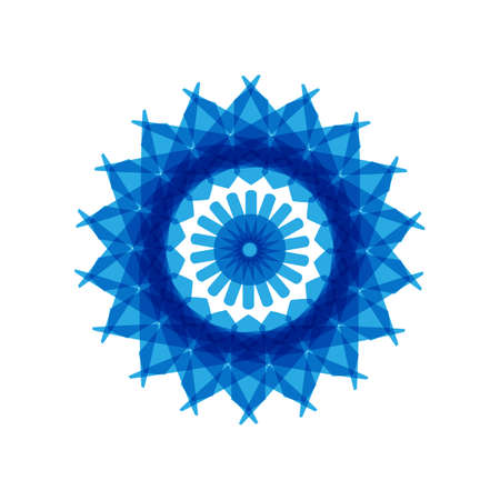 unique geometric mandalas,simple,modern,easy to change color and easy to editのイラスト素材