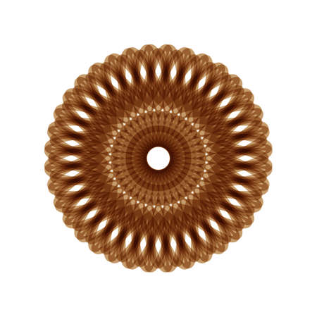 unique geometric mandalas,simple,modern,easy to change color and easy to editのイラスト素材
