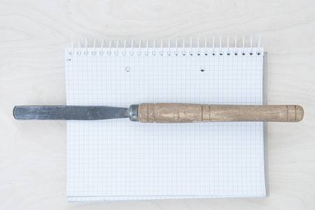 professional wood chiselsの写真素材