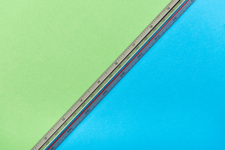 back to school - school supplies and colored cardsの写真素材