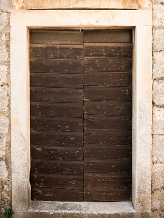old rustic doorの写真素材