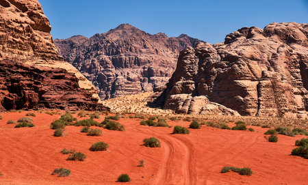Wadi Rum, Jordanの写真素材