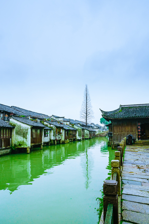 Wuzhen scenery landscape viewのeditorial素材