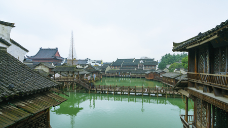 Ancient town of Wuzhenのeditorial素材