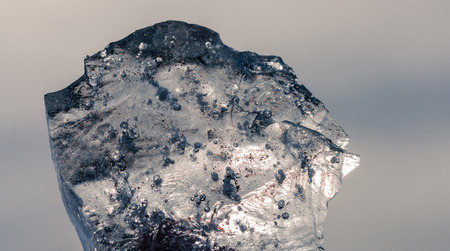 closeup of iceの写真素材