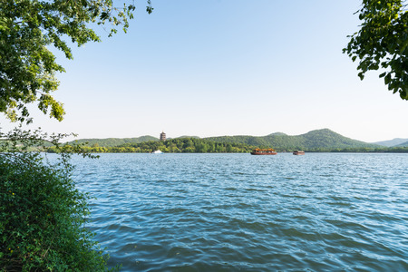 West Lake Hangzhou scenic spotの写真素材