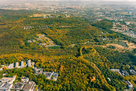 Aerial photography in Chinaの写真素材