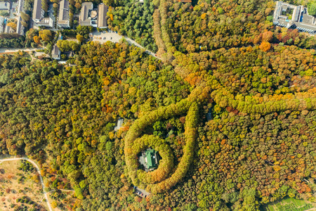 Aerial photography in Chinaの写真素材