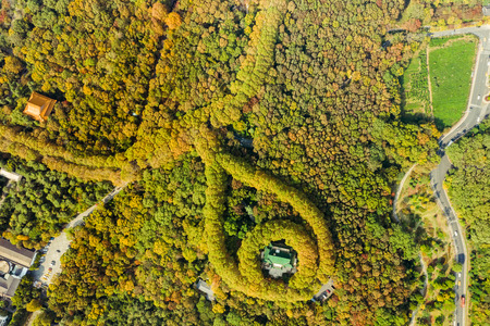 Aerial photography in Chinaの写真素材