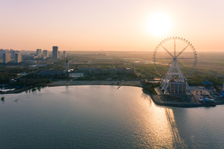 Aerial photography in Chinaの写真素材