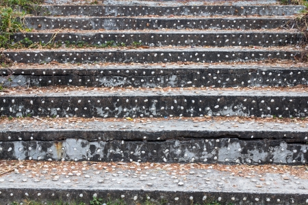 Photo of old rock staircaseの写真素材