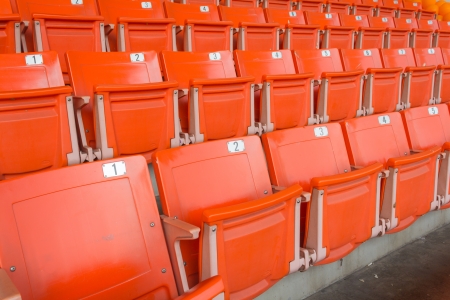 photo of color Stadium Chairのeditorial素材