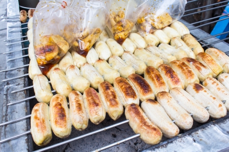 Photo of Delicious grilled banana snack の写真素材