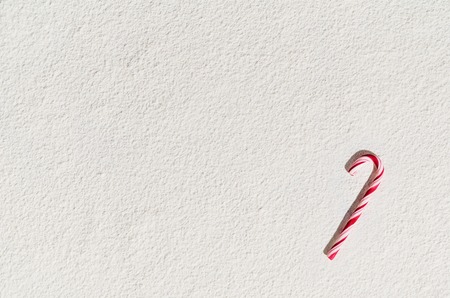 Christmas or winter background with fresh white snow texture. Image taken from above, top view....