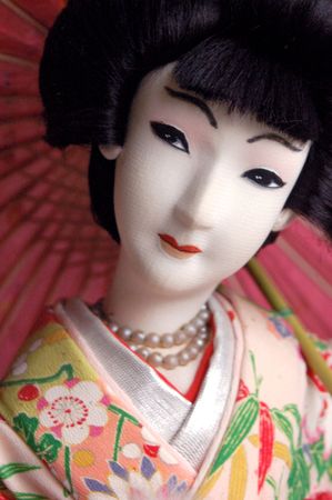 Handmade Japanese Dollの写真素材