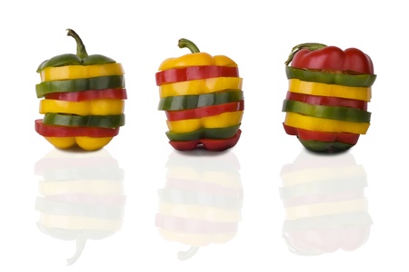 Mixed pepers の写真素材