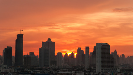 Morning in Bangkok City