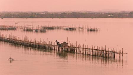 Fishing village, Thailand.の写真素材