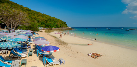 View point at Koh Lan Island Phattaya Thailandの写真素材