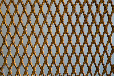 Expanded Metal rustの写真素材