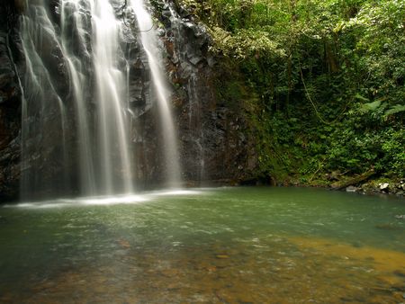The beautiful Ellinjaa Waterfalls in Queenslandの写真素材