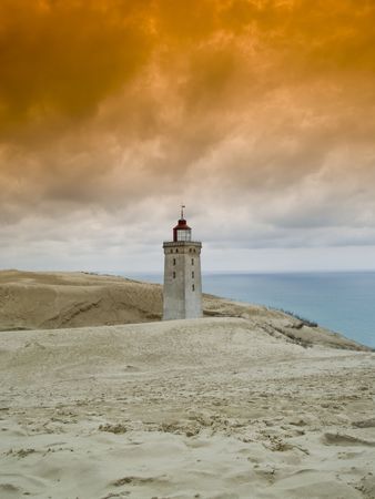 Deserted lighthouse の写真素材