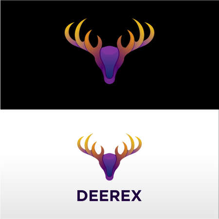 Deer Abstract Colorのイラスト素材