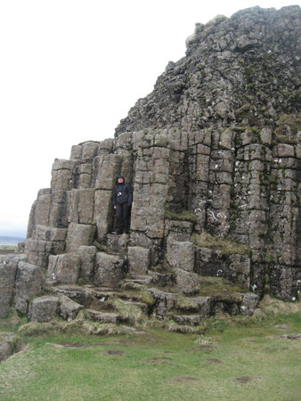Iceland rock formationの写真素材