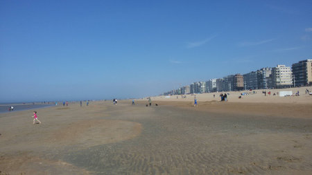 belgian beachの写真素材