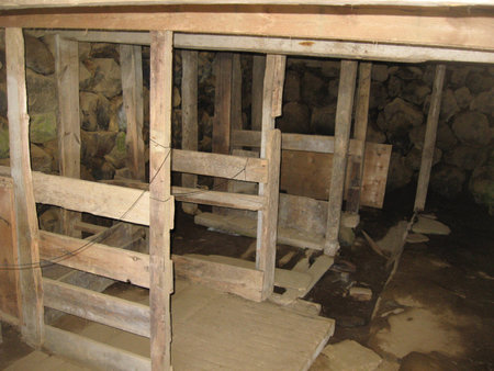 Icelandic stable interiourの写真素材