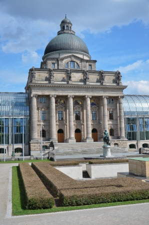 view of the building of the state chancelleryの写真素材