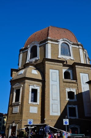 view of the splendid Medici Chapelsの写真素材