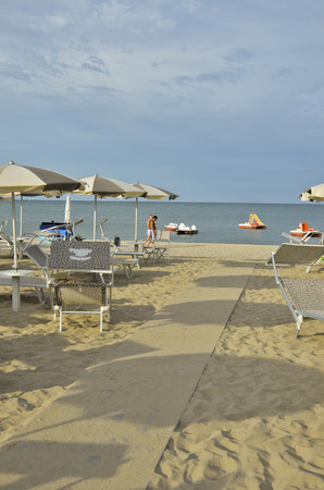 View of the beautiful Adriatic coastの写真素材