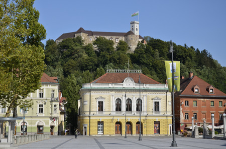Historical and cultural center of Sloveniaのeditorial素材