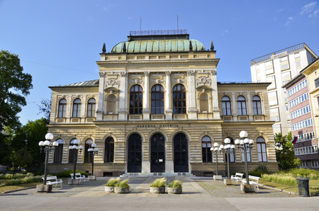 Palace of the National Gallery of Sloveniaのeditorial素材