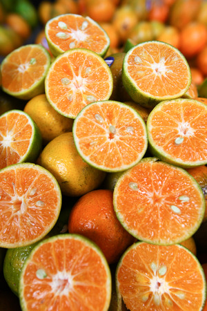 Healthy food, background. Orangeの写真素材