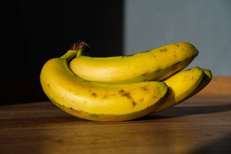 Bunch of ripe Bananas fruit ready to eatの写真素材