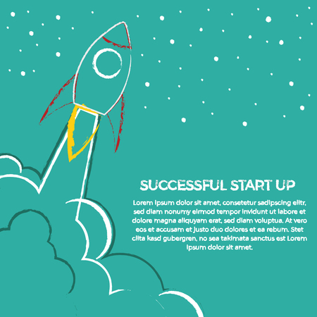 Successful Start Up - Drawnのイラスト素材