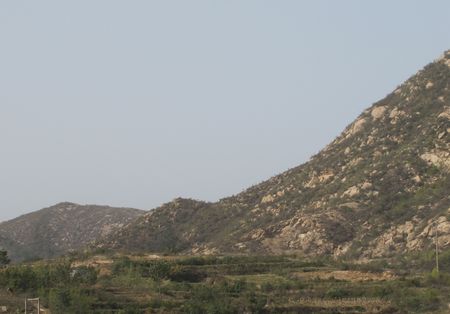 Mountains in the countrysideの写真素材