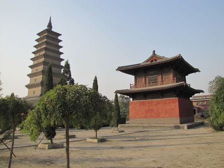 ancient chinese buildingsの写真素材