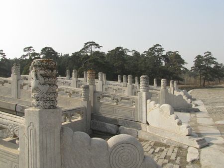 Sculptures on the pillarsの写真素材