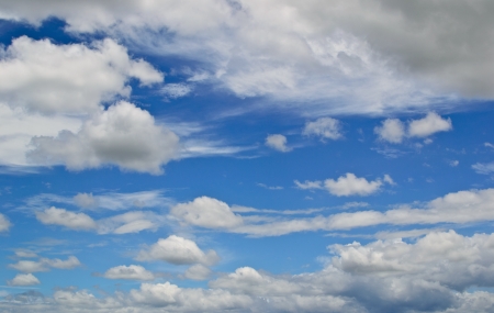 Sarabande gray clouds with blue sky beautifulの写真素材