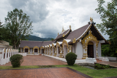 Northern temple Thailand at Buddha  Lanna Chiangmai Provinceの写真素材